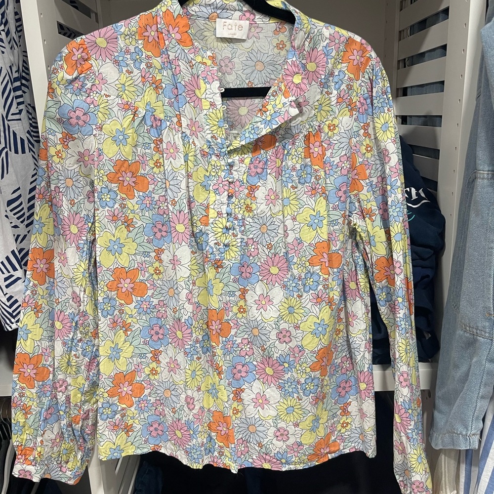 Fate Multicolor Floral Blouse